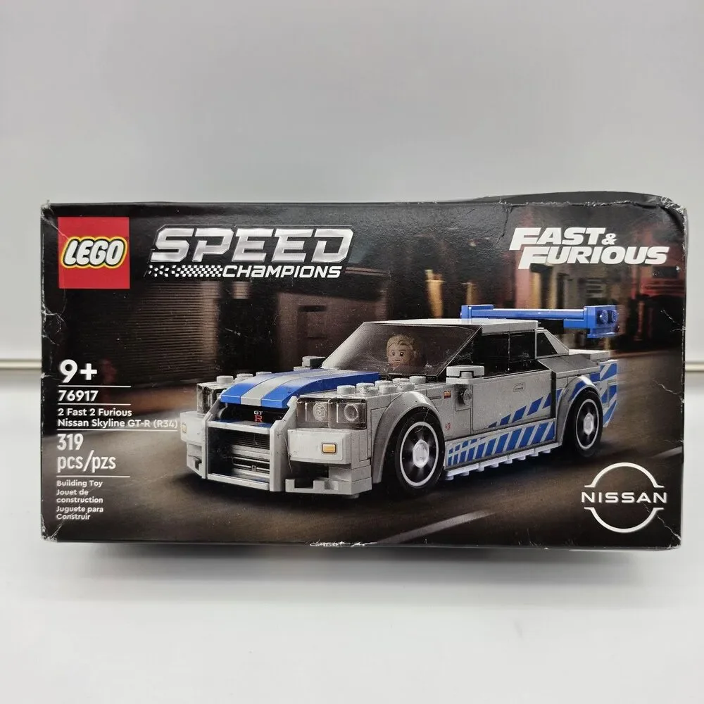 LEGO Speed Champions 76917 2 Fast 2 Furious Nissan Skyline GT-R (R34) 319pcs